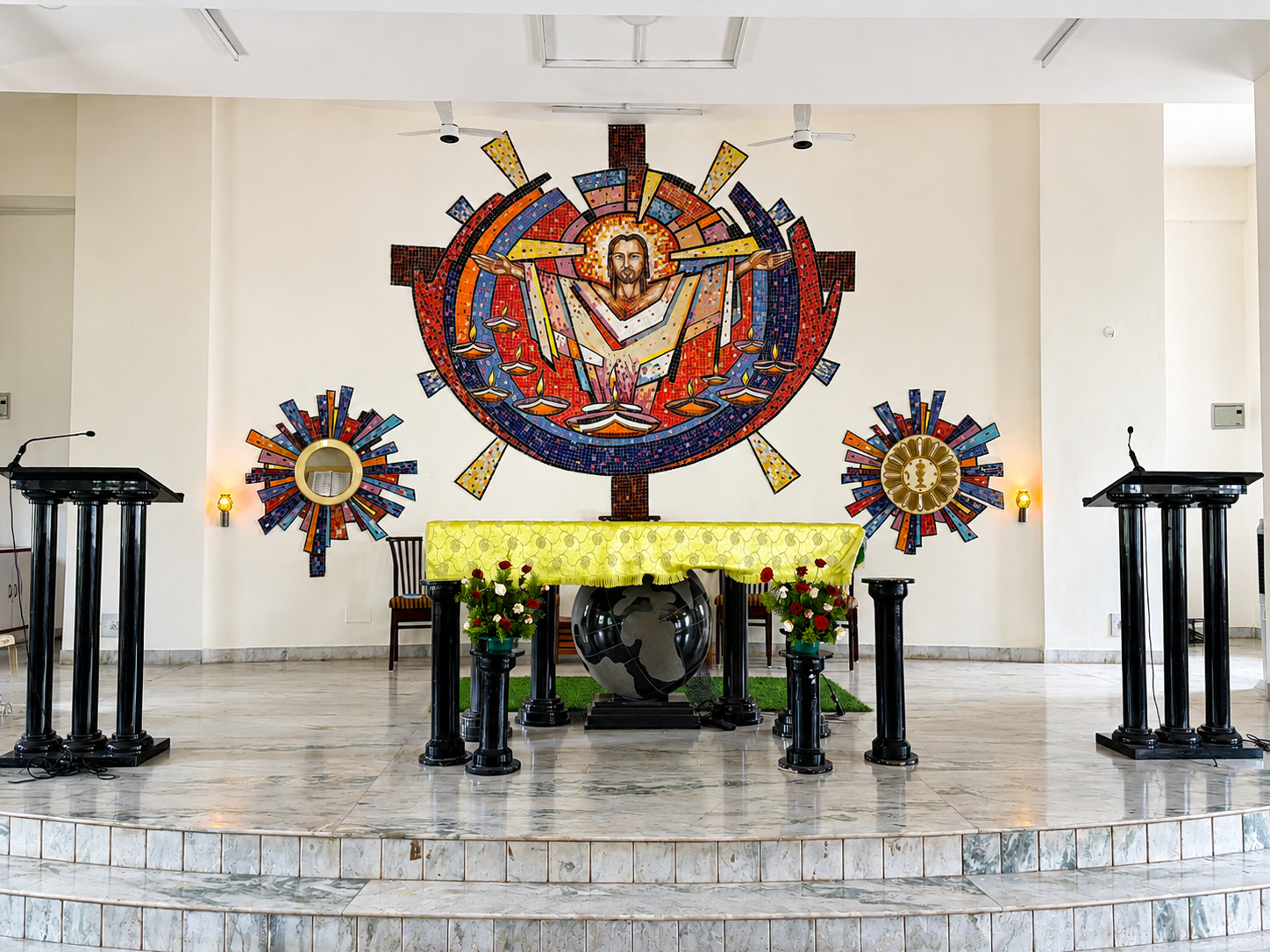 Sanctuary Facade & Cross